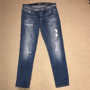 7 for all mankind Josefina Skinny Boyfriend-size28